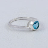 Natural Garnet Silver Rings