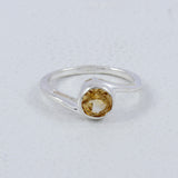 Natural Garnet Silver Rings