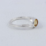 Natural Garnet Silver Rings
