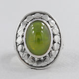 925 Sterling Silver Idocrase Ring