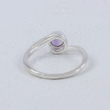 Natural Garnet Silver Rings
