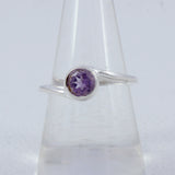 Natural Garnet Silver Rings