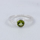 Natural Garnet Silver Rings