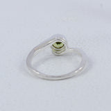 Natural Garnet Silver Rings