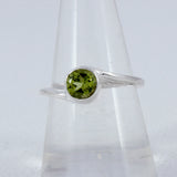 Natural Garnet Silver Rings