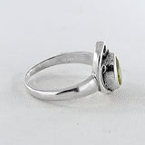Natural Garnet Silver Rings