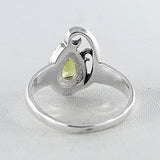 Natural Garnet Silver Rings