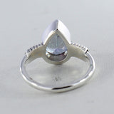 Natural Citrine Gemstone Silver Rings