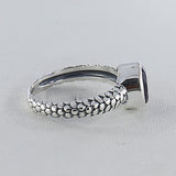 Natural Blue Topaz Silver Rings