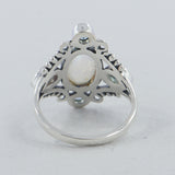 Labradorite Flashy Stone Designer Silver Rings