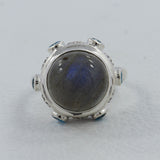 Larimar Sterling Silver Ring