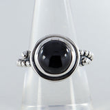 Natural Rainbow Moonstone Silver Rings