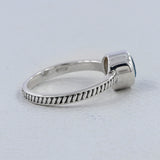 925 Sterling Silver Blue Topaz Rings
