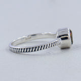 925 Sterling Silver Blue Topaz Rings