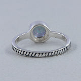 925 Sterling Silver Blue Topaz Rings