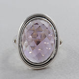 Natural Citrine Silver Ring