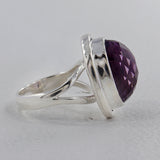 Natural Citrine Silver Ring