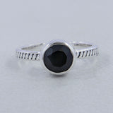 925 Sterling Silver Blue Topaz Rings