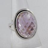 Natural Citrine Silver Ring