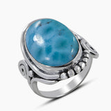 925 Sterling Silver Dendritic Opal Rings