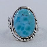 925 Sterling Silver Dendritic Opal Rings