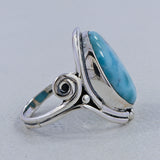 925 Sterling Silver Dendritic Opal Rings