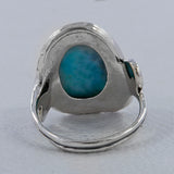 925 Sterling Silver Dendritic Opal Rings