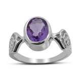 925 Sterling Silver Ruby Ring