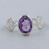 925 Sterling Silver Ruby Ring