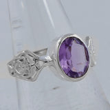 925 Sterling Silver Ruby Ring