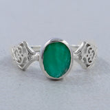 925 Sterling Silver Ruby Ring