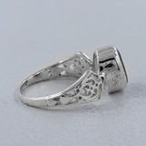 925 Sterling Silver Ruby Ring