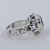 925 Sterling Silver Blue Topaz Rings