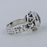 925 Sterling Silver Blue Topaz Rings