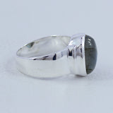 925 Sterling Silver Larimar Ring
