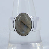 925 Sterling Silver Larimar Ring