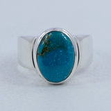 925 Sterling Silver Larimar Ring
