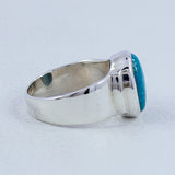 925 Sterling Silver Larimar Ring