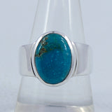 925 Sterling Silver Larimar Ring