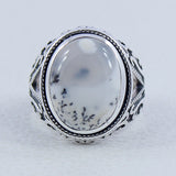 Rainbow Moonstone Silver Ring