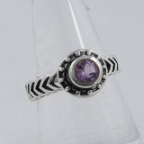 925 Sterling Silver Amethyst Ring