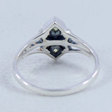Natural Amethyst Silver Ring