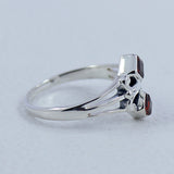 Natural Amethyst Silver Ring