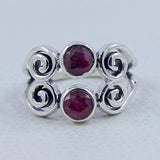 Tourmaline Silver Ring