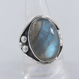 925 Sterling Silver Dendritic Opal Rings