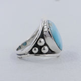925 Sterling Silver Dendritic Opal Rings