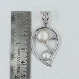 925 Sterling Silver Natural Pearl Pendants