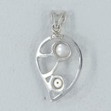 925 Sterling Silver Natural Pearl Pendants