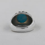 Natural Dominican Larimar Silver Rings