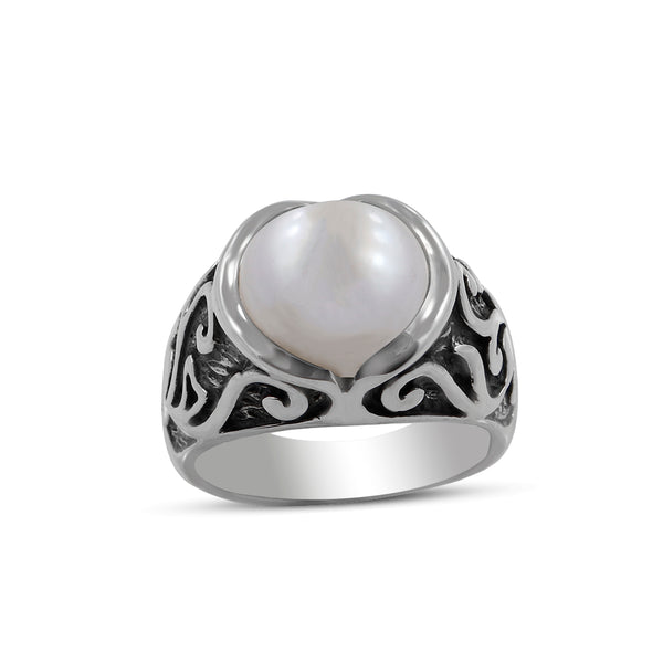 Natural Dominican Larimar Silver Rings